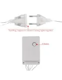 Instalatie 12 metri, ALB RECE, 300 LED-uri tip